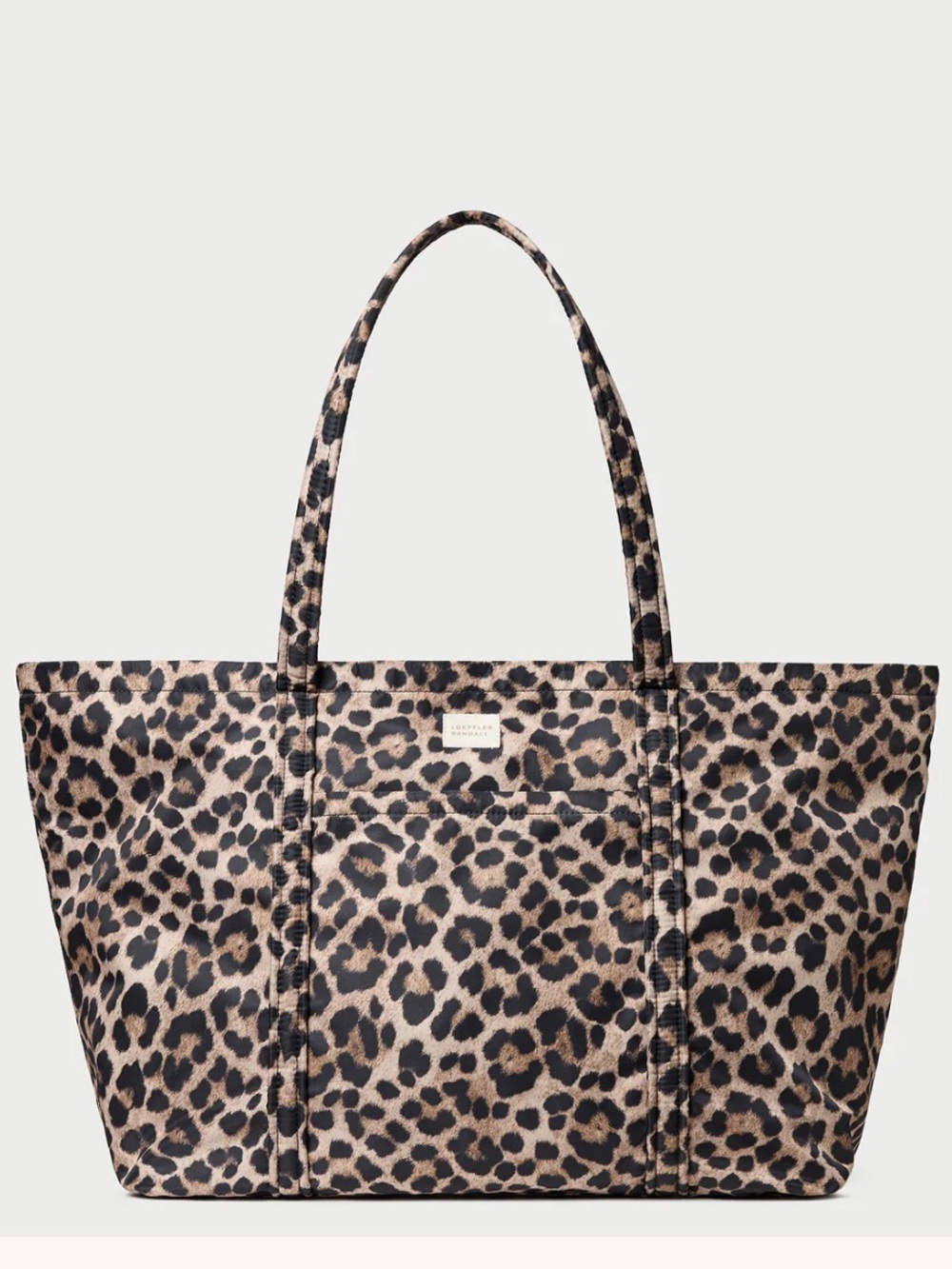 Loeffler Randall Dina Brown/Leopard Travel Tote